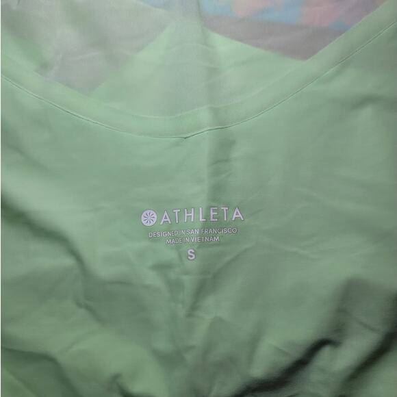 Athleta Speedwork Tank Sonic Mint Green Women’s Small S EUC - Picture 8 of 8